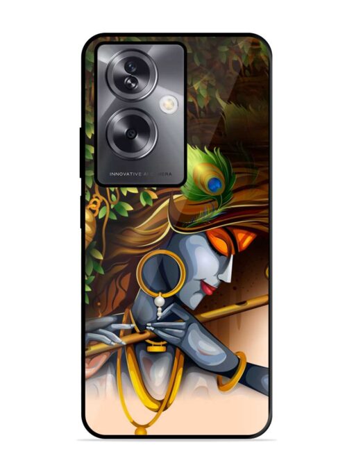 Krishna Glossy Metal Phone Cover for Oppo A79 (5G) Zapvi