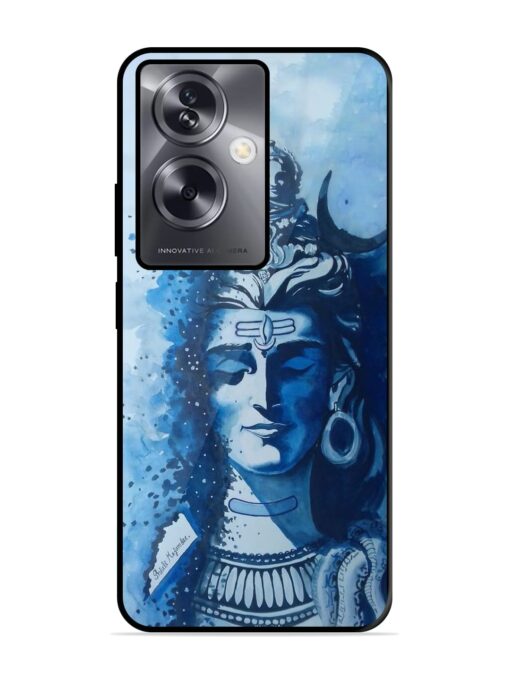 Shiv Art Glossy Metal Phone Cover for Oppo A79 (5G) Zapvi