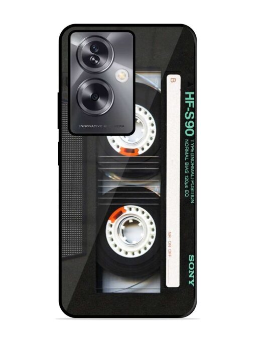 Sony Hf-S90 Cassette Glossy Metal Phone Cover for Oppo A79 (5G) Zapvi