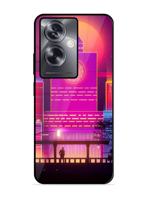 Clock Tower Glossy Metal TPU Phone Cover for Oppo A79 (5G) Zapvi