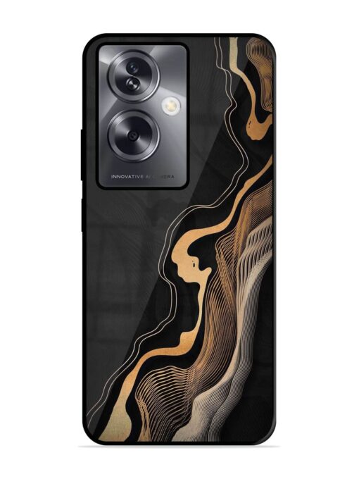 Abstract Art Glossy Metal TPU Phone Cover for Oppo A79 (5G) Zapvi