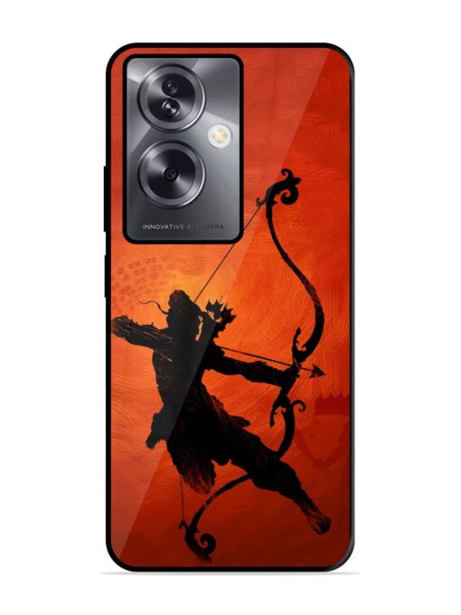 Illustration Lord Rama Glossy Metal Phone Cover for Oppo A79 (5G) Zapvi