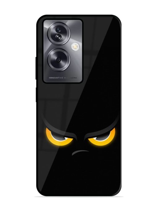 Cartoon Eye Glossy Metal Phone Cover for Oppo A79 (5G) Zapvi