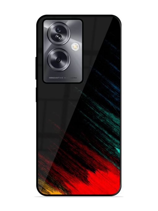 Color Pattern Glossy Metal Phone Cover for Oppo A79 (5G) Zapvi