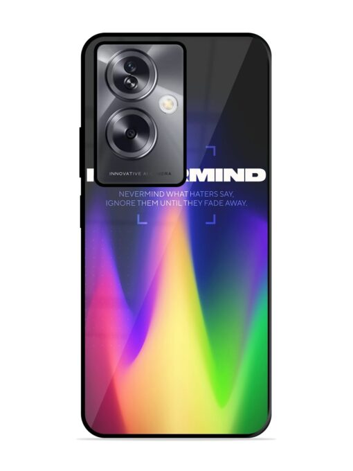 Nevermind Glossy Metal Phone Cover for Oppo A79 (5G) Zapvi