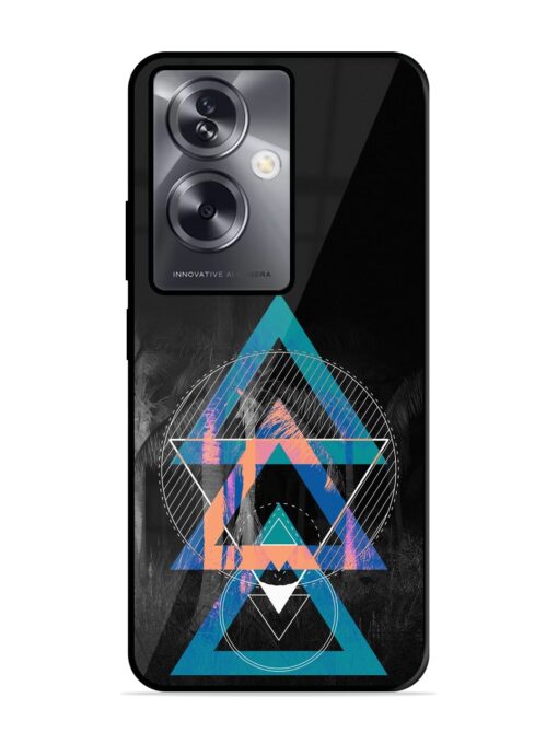 Indie Cross Glossy Metal Phone Cover for Oppo A79 (5G) Zapvi