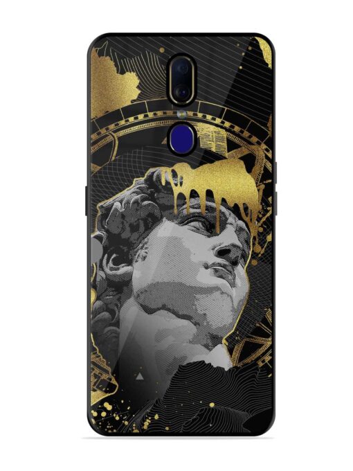 Roman Face Glossy Metal Phone Cover for Oppo F11 Zapvi