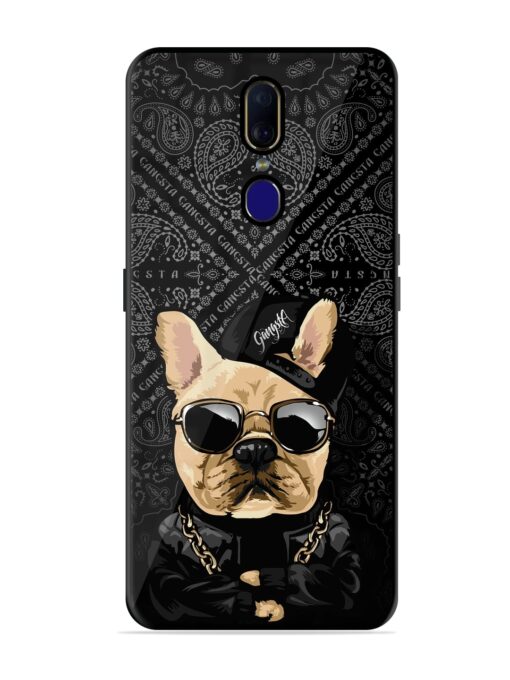 Gangsta Cool Sunmetales Dog Glossy Metal Phone Cover for Oppo F11 Zapvi