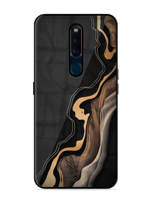 Abstract Art Glossy Metal TPU Phone Cover for Oppo F11 Pro Zapvi