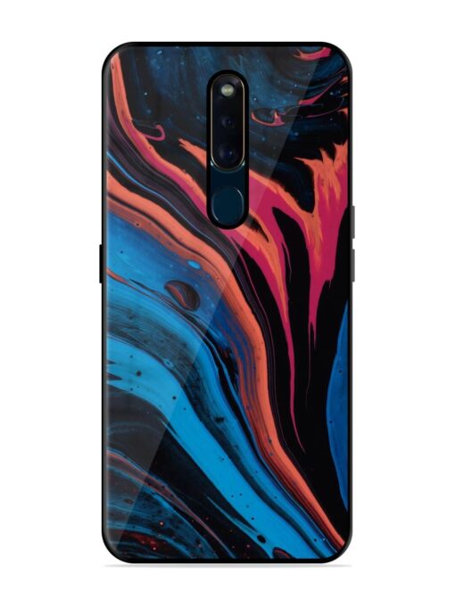 Liquefied Art Glossy Metal TPU Phone Cover for Oppo F11 Pro Zapvi