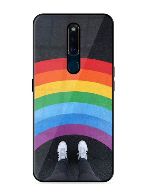 Legs Rainbow Glossy Metal TPU Phone Cover for Oppo F11 Pro Zapvi