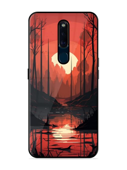 Natural Landscape Glossy Metal Phone Cover for Oppo F11 Pro Zapvi