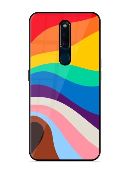 Minimal Pride Art Glossy Metal Phone Cover for Oppo F11 Pro Zapvi