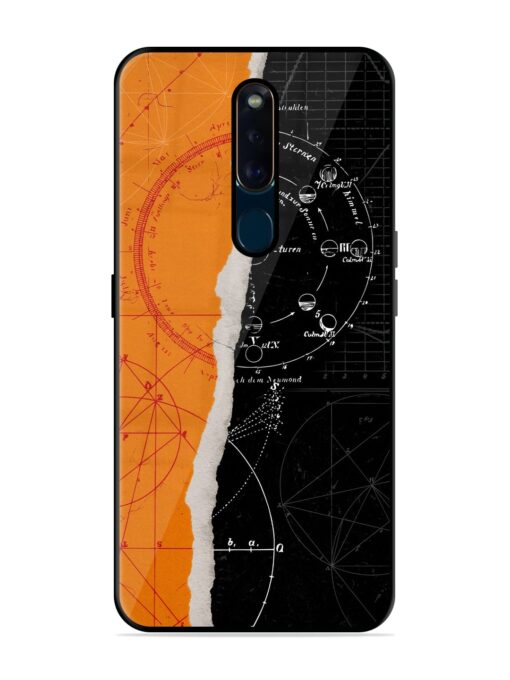 Planning Zoning Glossy Metal Phone Cover for Oppo F11 Pro Zapvi