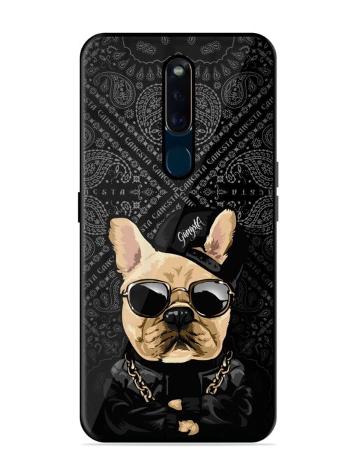 Gangsta Cool Sunmetales Dog Glossy Metal Phone Cover for Oppo F11 Pro Zapvi