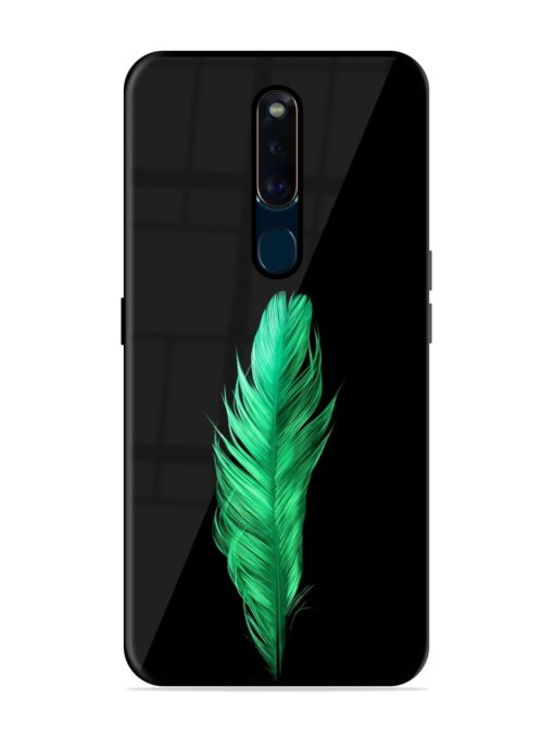 Feather Texture Glossy Metal Phone Cover for Oppo F11 Pro Zapvi