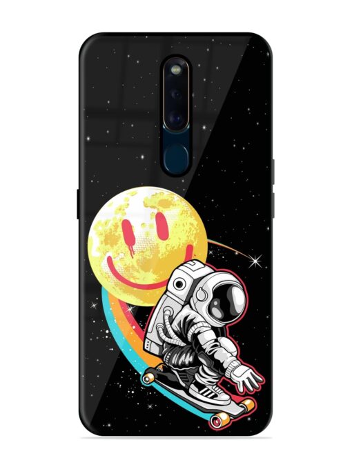 Astronaut Art Glossy Metal Phone Cover for Oppo F11 Pro Zapvi