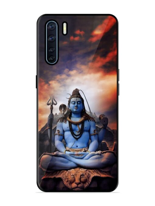 Jai Jai Shiv Glossy Metal Phone Cover for Oppo F15 Zapvi