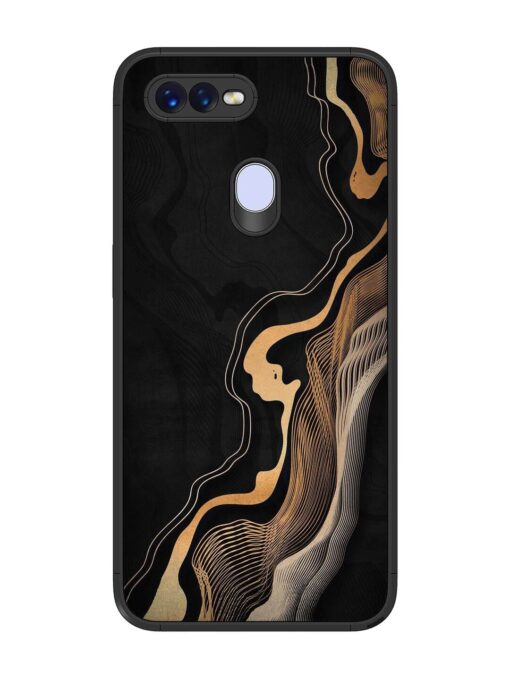 Abstract Art Glossy Metal TPU Phone Cover for Oppo F9 Pro Zapvi