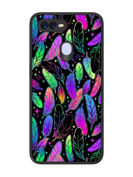 Bright Multi Colored Seamless Glossy Metal Phone Cover for Oppo F9 Pro Zapvi