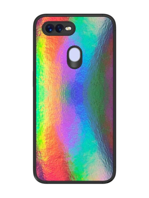 Colorful Holographic Background Glossy Metal TPU Phone Cover for Oppo F9 Pro Zapvi