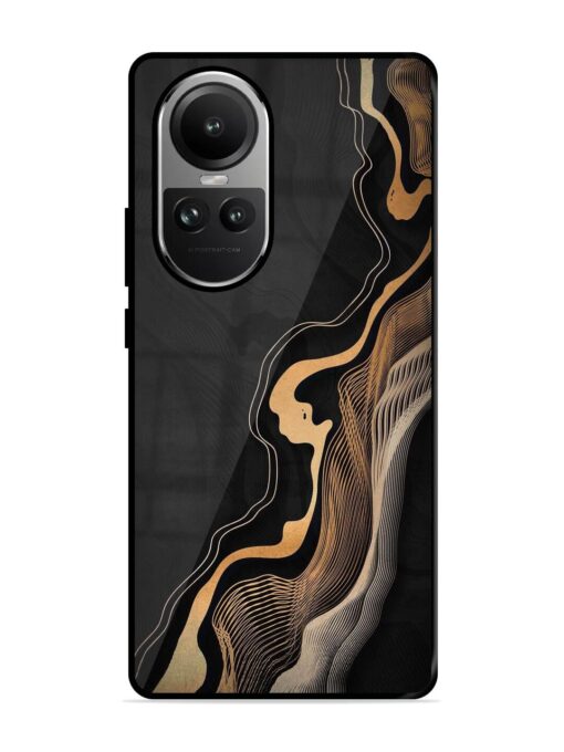 Abstract Art Glossy Metal TPU Phone Cover for Oppo Reno 10 (5G) Zapvi