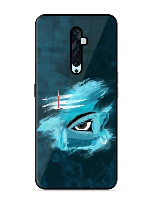 Lord Shiva Glossy Metal Phone Cover for Oppo Reno 2F Zapvi