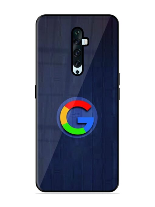 Google Logo Printed Glossy Metal TPU Phone Cover for Oppo Reno 2F Zapvi