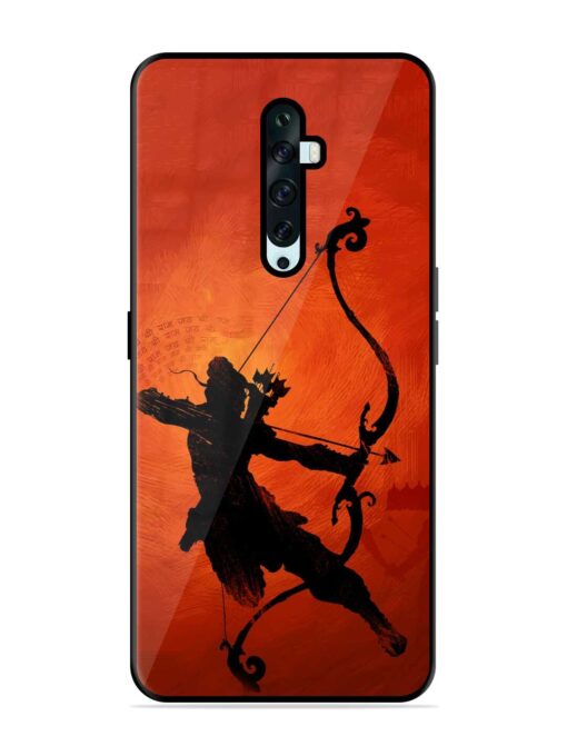 Illustration Lord Rama Glossy Metal Phone Cover for Oppo Reno 2F Zapvi