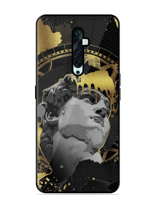 Roman Face Glossy Metal Phone Cover for Oppo Reno 2F Zapvi