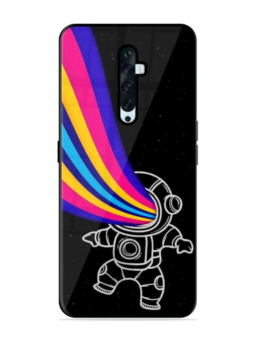 Astronaut Glossy Metal TPU Phone Cover for Oppo Reno 2F Zapvi