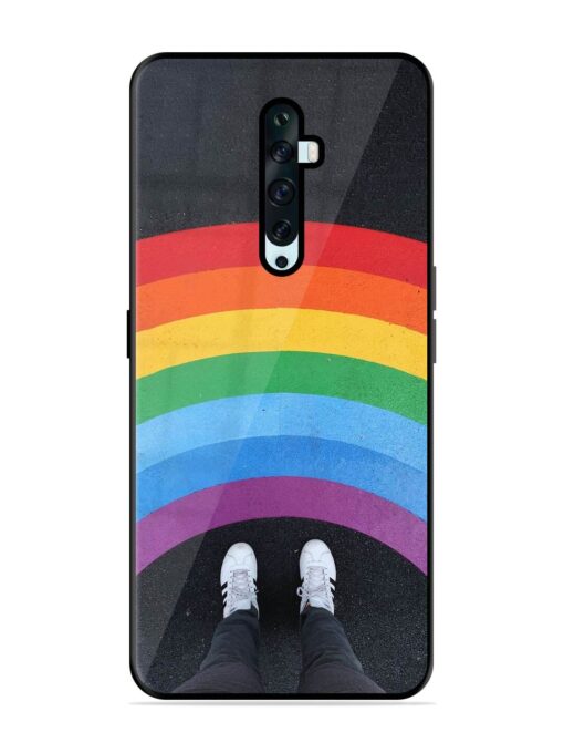 Legs Rainbow Glossy Metal TPU Phone Cover for Oppo Reno 2F Zapvi