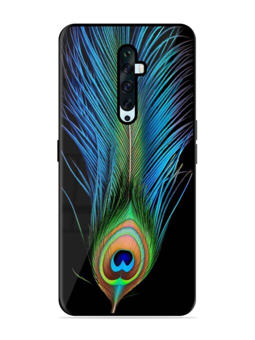 Peacock Feather Glossy Metal TPU Phone Cover for Oppo Reno 2F Zapvi