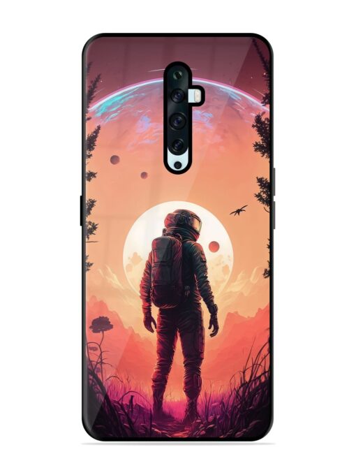 Red Sky At Morning Glossy Metal Phone Cover for Oppo Reno 2F Zapvi