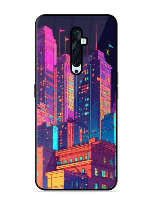 City View Glossy Metal Phone Cover for Oppo Reno 2F Zapvi