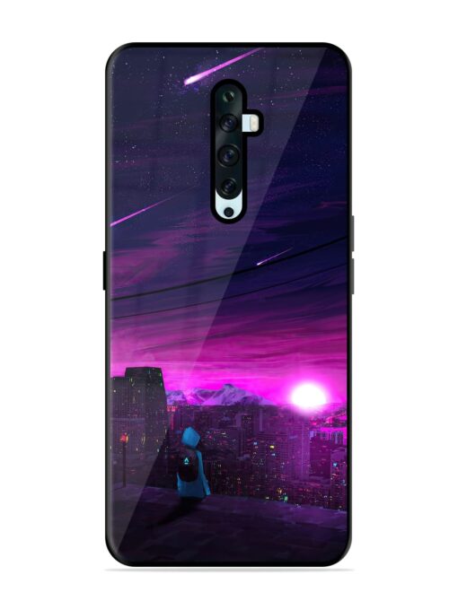 Empty Attempt Glossy Metal Phone Cover for Oppo Reno 2F Zapvi