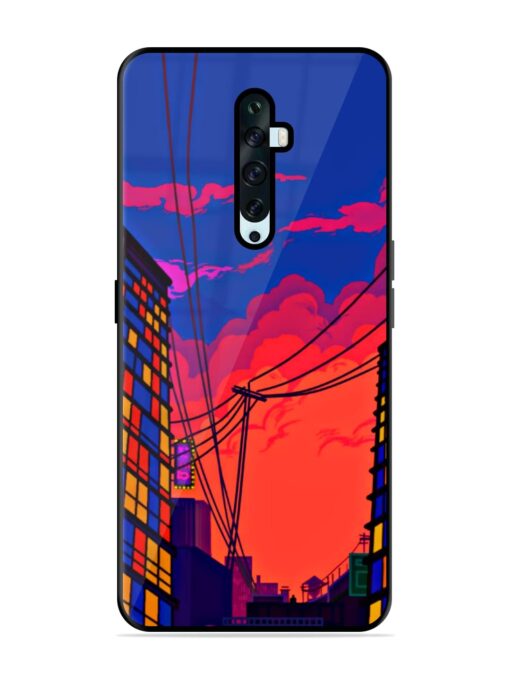 Metropolitan Area Glossy Metal Phone Cover for Oppo Reno 2F Zapvi