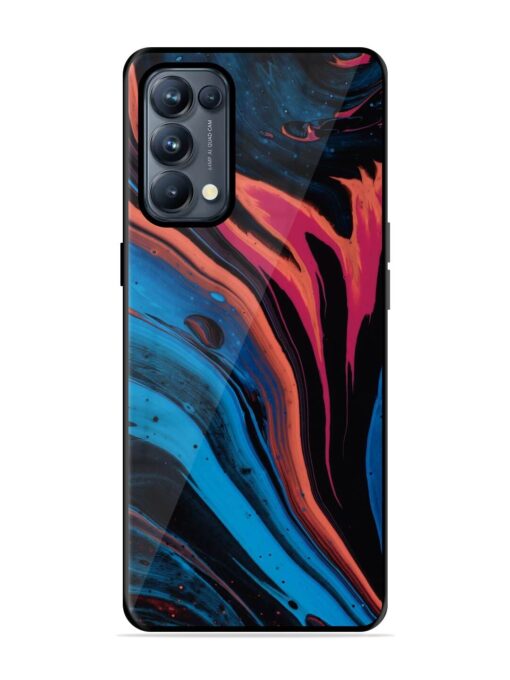 Liquefied Art Glossy Metal TPU Phone Cover for Oppo Reno 5 Pro (5G) Zapvi