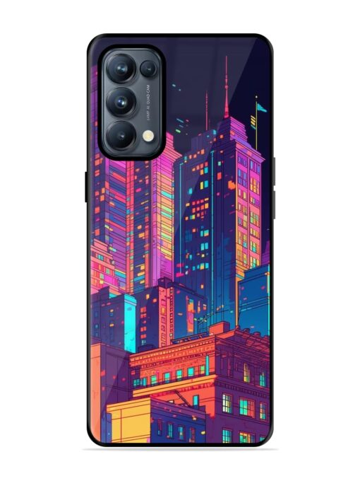 City View Glossy Metal Phone Cover for Oppo Reno 5 Pro (5G) Zapvi