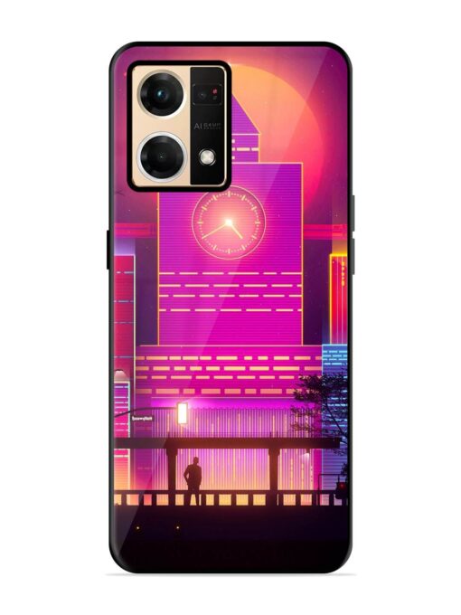 Clock Tower Glossy Metal TPU Phone Cover for Oppo Reno 7 (4G) Zapvi