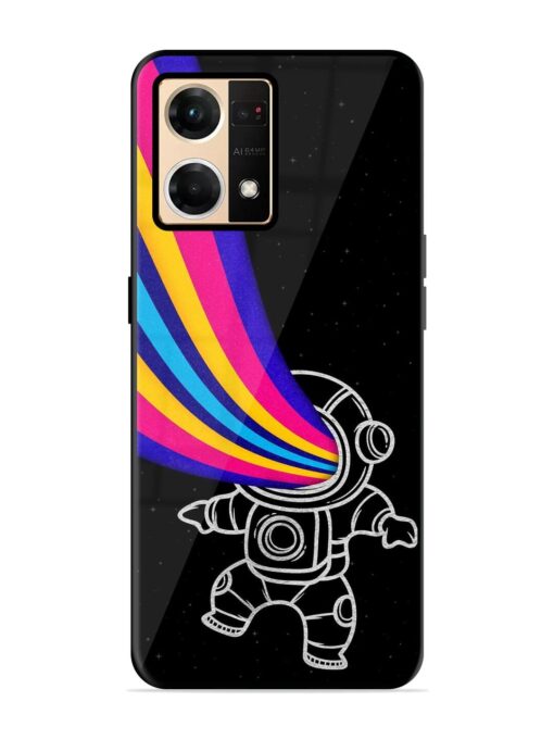 Astronaut Glossy Metal TPU Phone Cover for Oppo Reno 7 (4G) Zapvi