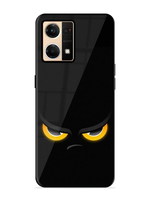 Scary Yellow Eye Glossy Metal TPU Phone Cover for Oppo Reno 7 (4G) Zapvi