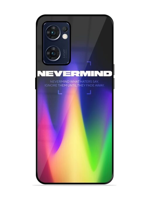 Nevermind Glossy Metal Phone Cover for Oppo Reno 7 (5G) Zapvi