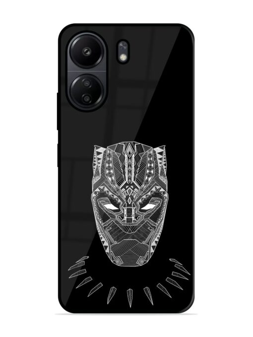 Fictional Art Glossy Metal Phone Cover for Poco C65 Zapvi