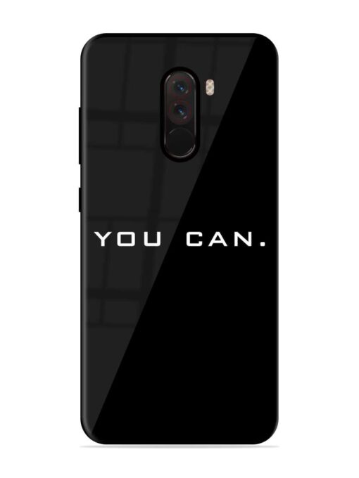 You Can Glossy Metal Phone Cover for Poco F1 Zapvi