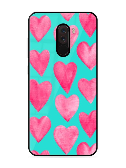 Beautiful Vector Illustration Glossy Metal Phone Cover for Poco F1 Zapvi