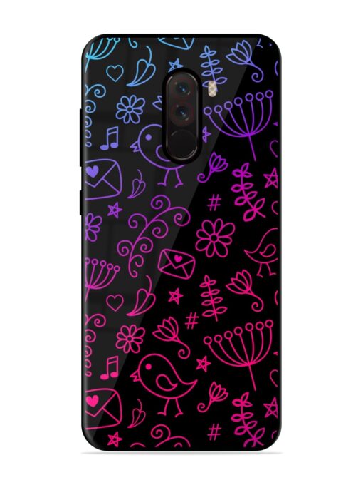 Cool Girly Glossy Metal Phone Cover for Poco F1 Zapvi