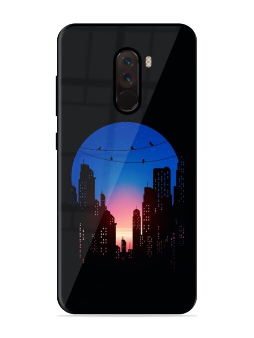 Minima City Vibe Glossy Metal Phone Cover for Poco F1 Zapvi