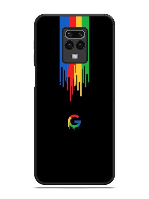 Google Logo Glossy Metal Phone Cover for Poco M2 Pro Zapvi