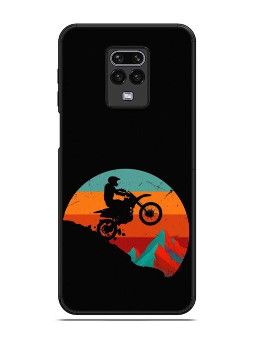 Mountain Bike Glossy Metal Phone Cover for Poco M2 Pro Zapvi